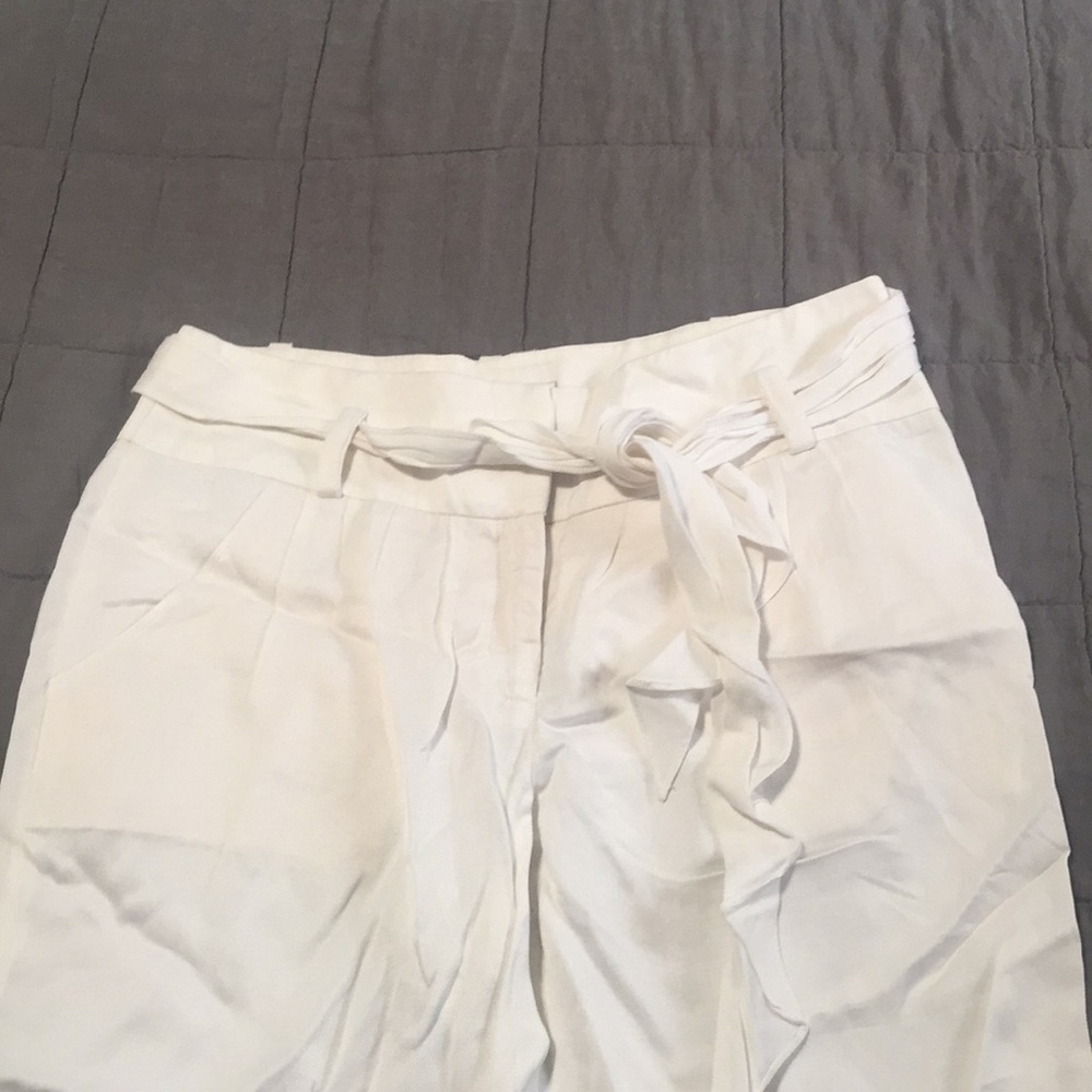 Nwt Anthropologie White Tie pleated Pants 10